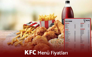 KFC Türkiye Menu Price